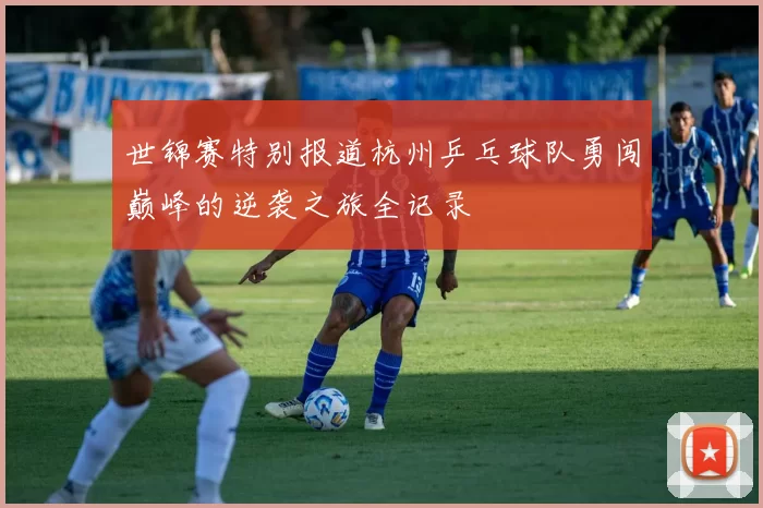 世锦赛特别报道杭州乒乓球队勇闯巅峰的逆袭之旅全记录